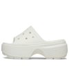 Crocs (WMNS) Stomp Slides „Weiß“ 209346-0WV
