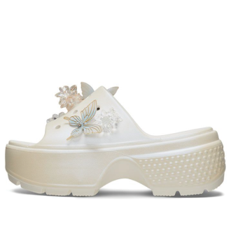 Crocs (WMNS) Stomp Slides „Weiß“ 210180-100