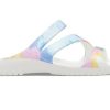 Crocs (WMNS) Swiftwater Crocs Casual Multi-Color Tie Dye Sandalen „Weiß“ 206894-928
