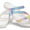 Crocs (WMNS) Swiftwater Crocs Casual Multi-Color Tie Dye Sandalen „Weiß“ 206894-928