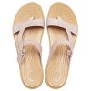 Crocs (WMNS) Tulum Shimmer Zehenstegsandalen „Pink Clay“ 208666-6TY