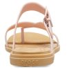 Crocs (WMNS) Tulum Shimmer Zehenstegsandalen „Pink Clay“ 208666-6TY