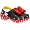Crocs (WMNS) x Minnie Mouse Classic Plateau-Clogs „Schwarz Rot Weiß“ 209896-100