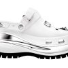 Crocs x MCM Mega Crush Clogs „Weiß Silber“ MEXDAMM08WT
