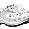 Crocs x MCM Mega Crush Clogs „Weiß Silber“ MEXDAMM08WT