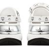 Crocs x MCM Mega Crush Clogs „Weiß Silber“ MEXDAMM08WT