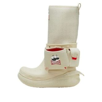 Crocs x Pringles Stiefel „Weiß Rot“ 209691-2Y3