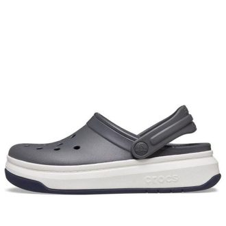 Crocsband Full Force Sandalen mit dicker Sohle, Grau, 206122-07I
