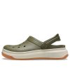 Crocsband Full Force Sandalen mit dicker Sohle, Grün, Unisex, 206122-34E