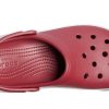 Crocsband Full Force Sandalen mit dicker Sohle Rot Weiß 206122-6RU