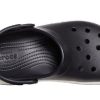 Crocsband Full Force Sandalen mit dicker Sohle Schwarz Weiß Unisex 206122-066