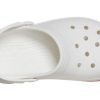 Crocsband Full Force Sandalen mit dicker Sohle Weiß Rot Unisex 206122-100
