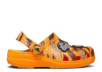 Jurassic World x Classic Clog Kleinkind „Orange Zing“