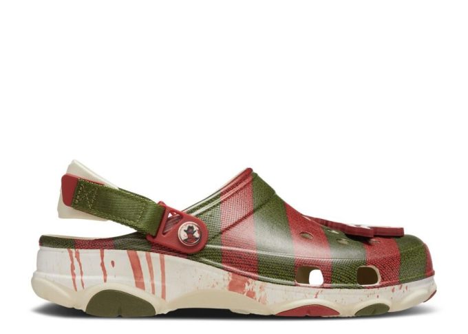 Nightmare on Elm Street x All-Terrain Clog „Horror Pack – Freddy Krueger“ Nightmare on Elm Street x All-Terrain Clog „Horror Pack – Freddy Krueger“