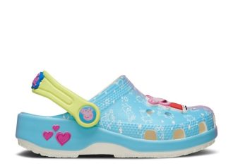 Peppa Pig x Classic Clog Kleinkind „Blau-Rosa-Farbverlauf“