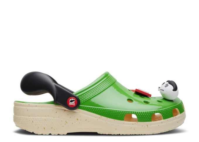 Pringles x Classic Clog „Grün Blau“