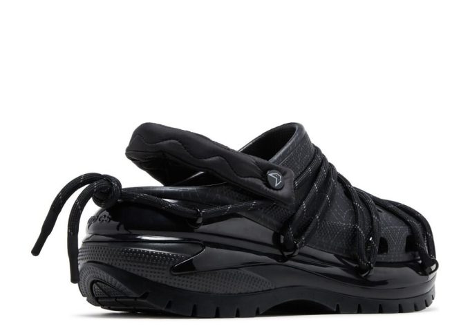 Rauw Alejandro x Mega Crush Clog „Schwarz“
