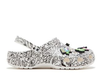 Steven Harrington x Classic Clog „Quickstrike – Weiß Schwarz“